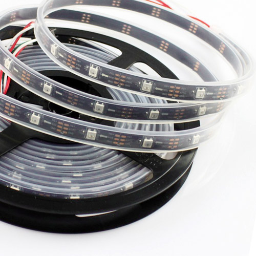 WS2812B DC5V Series Flexible LED Strip Lights, Programmable Pixel Full Color Chasing, Outdoor Waterproof IP67, 150LEDs 16.4ft Per Reel By Sale WS2812B DC5V Series Flexible LED Strip Lights, Programmable Pixel Full Color Chasing, Outdoor Waterproof IP67, 150LEDs 16.4ft Per Reel By Sale